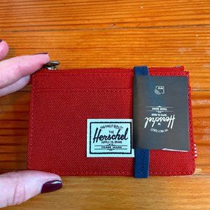 Red Herschel Charlie Wallet - NWT